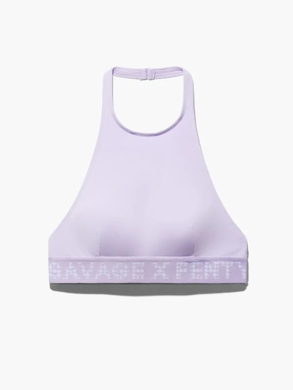 Savage X Fenty Lilac High-Neck Sports Bra